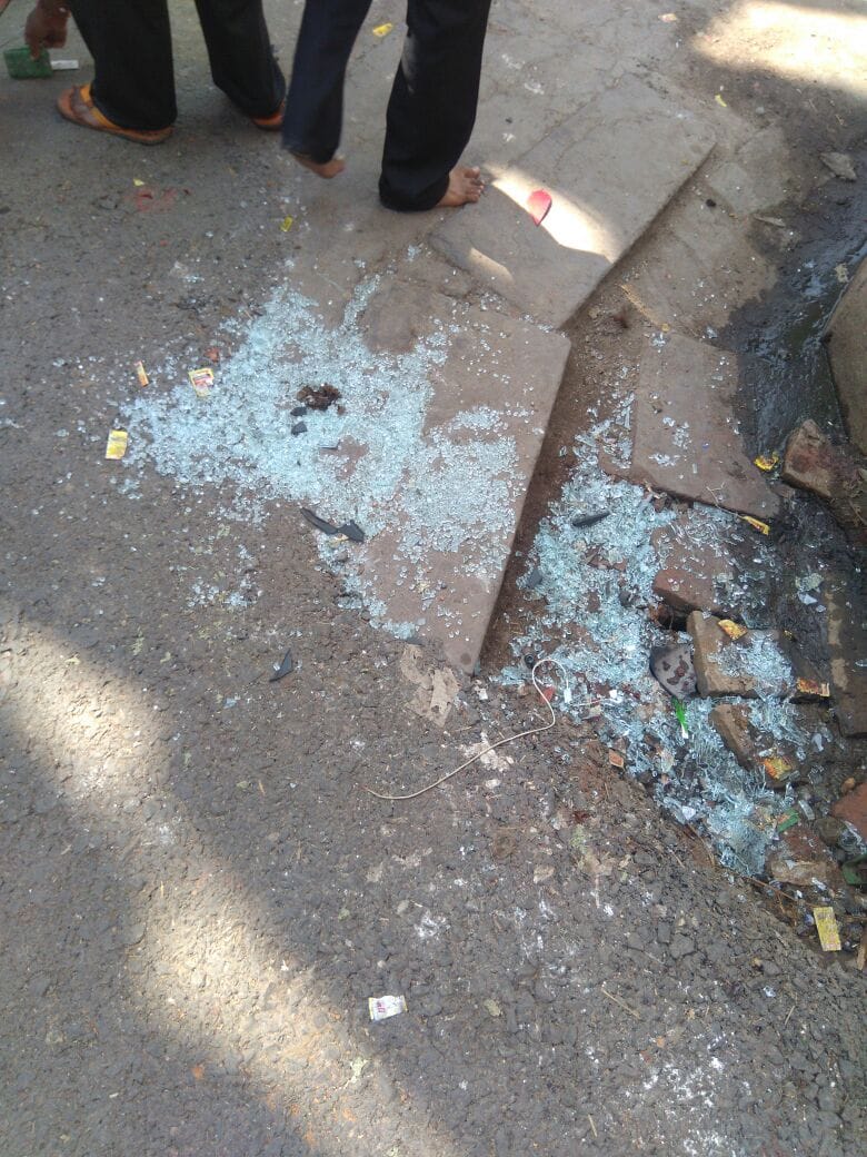  An angry elephant made furore in the city, five injured