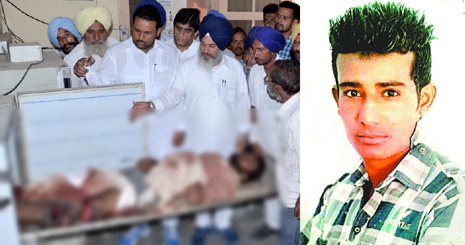 no funeral of mansa dalit boy sukhchain singh on third day, mother allegation on police