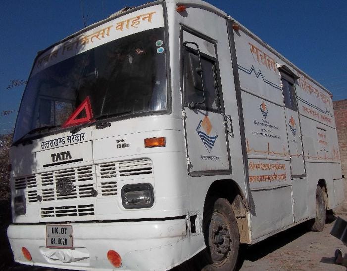 Mobile hospital stalled