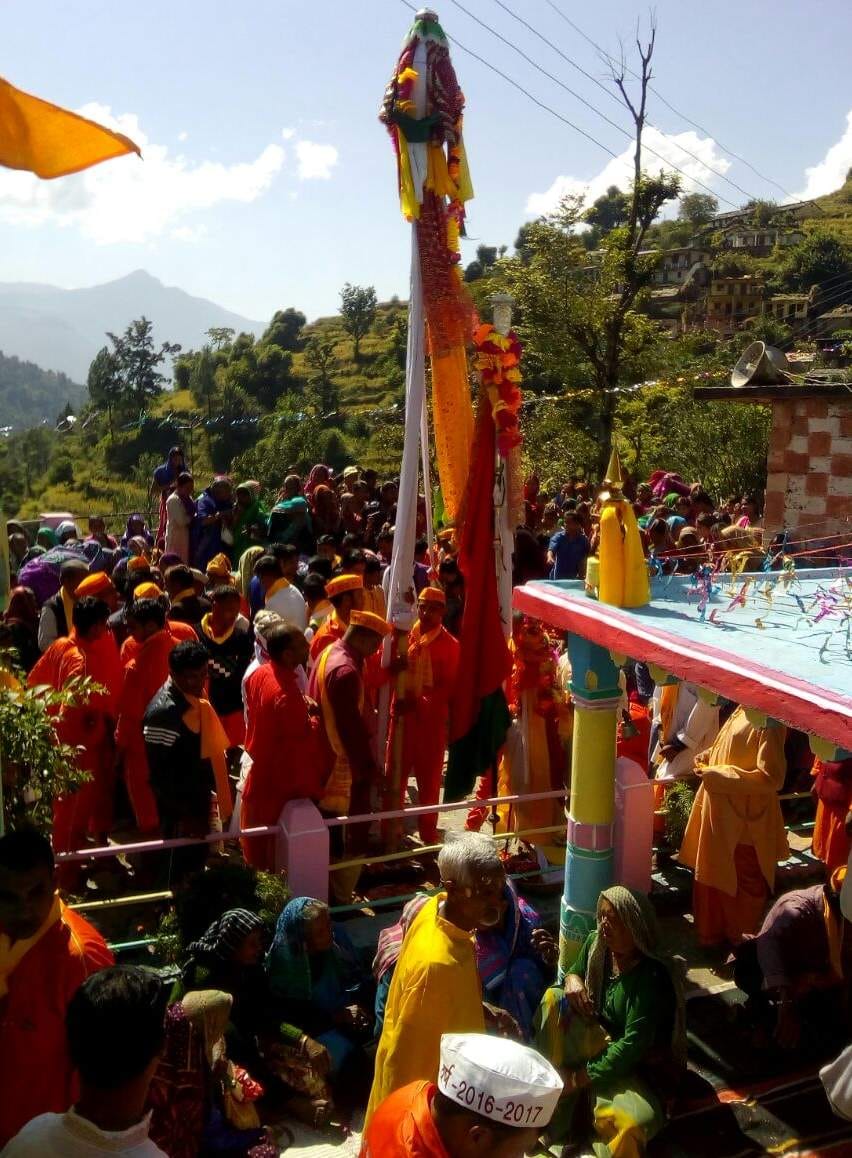 nanda devi yatra reach in bhangot.