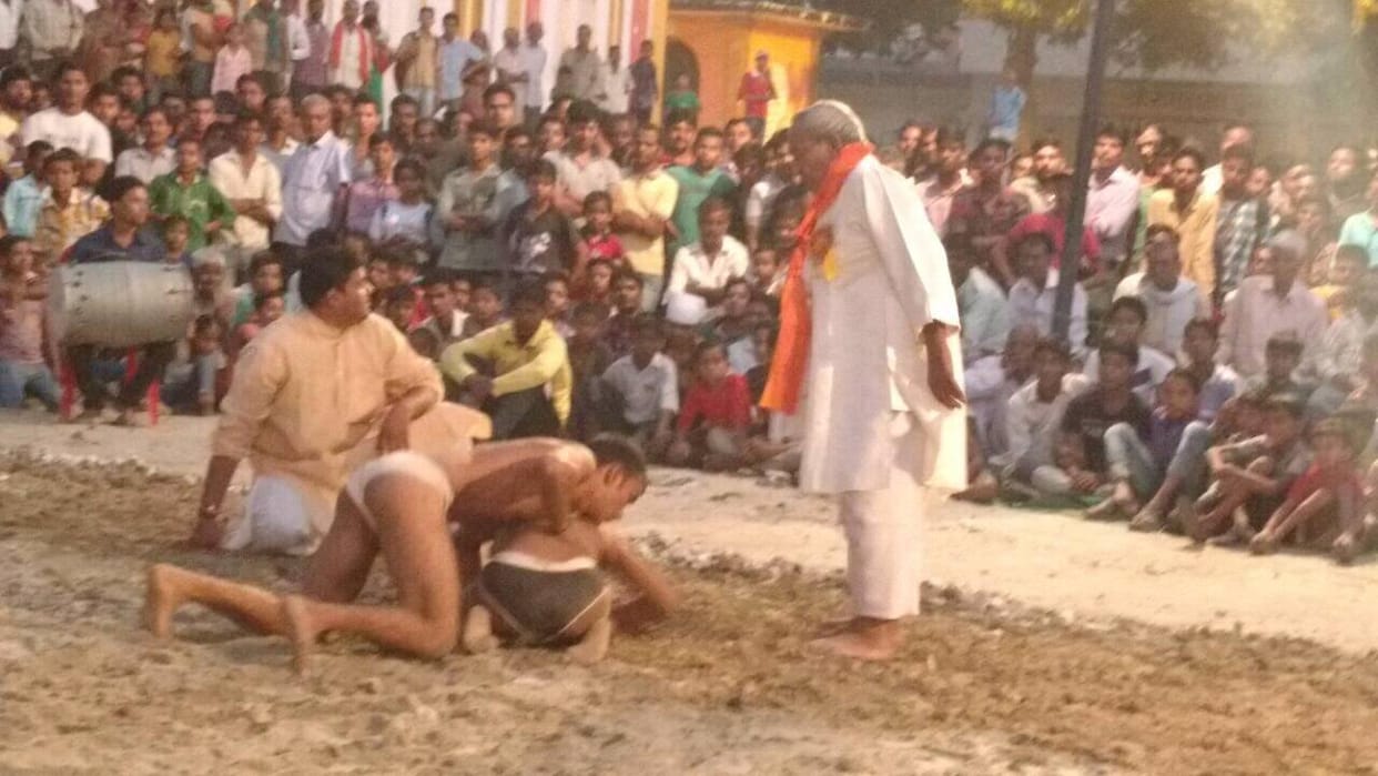 dangal in ravatpur village at kanpur