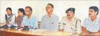 press confrence, valgad, farmers, kaithal