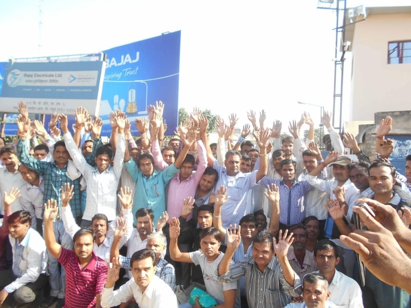 shut down in bajaj factory