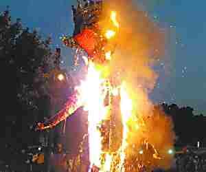 Dusshhera celebrated in city.