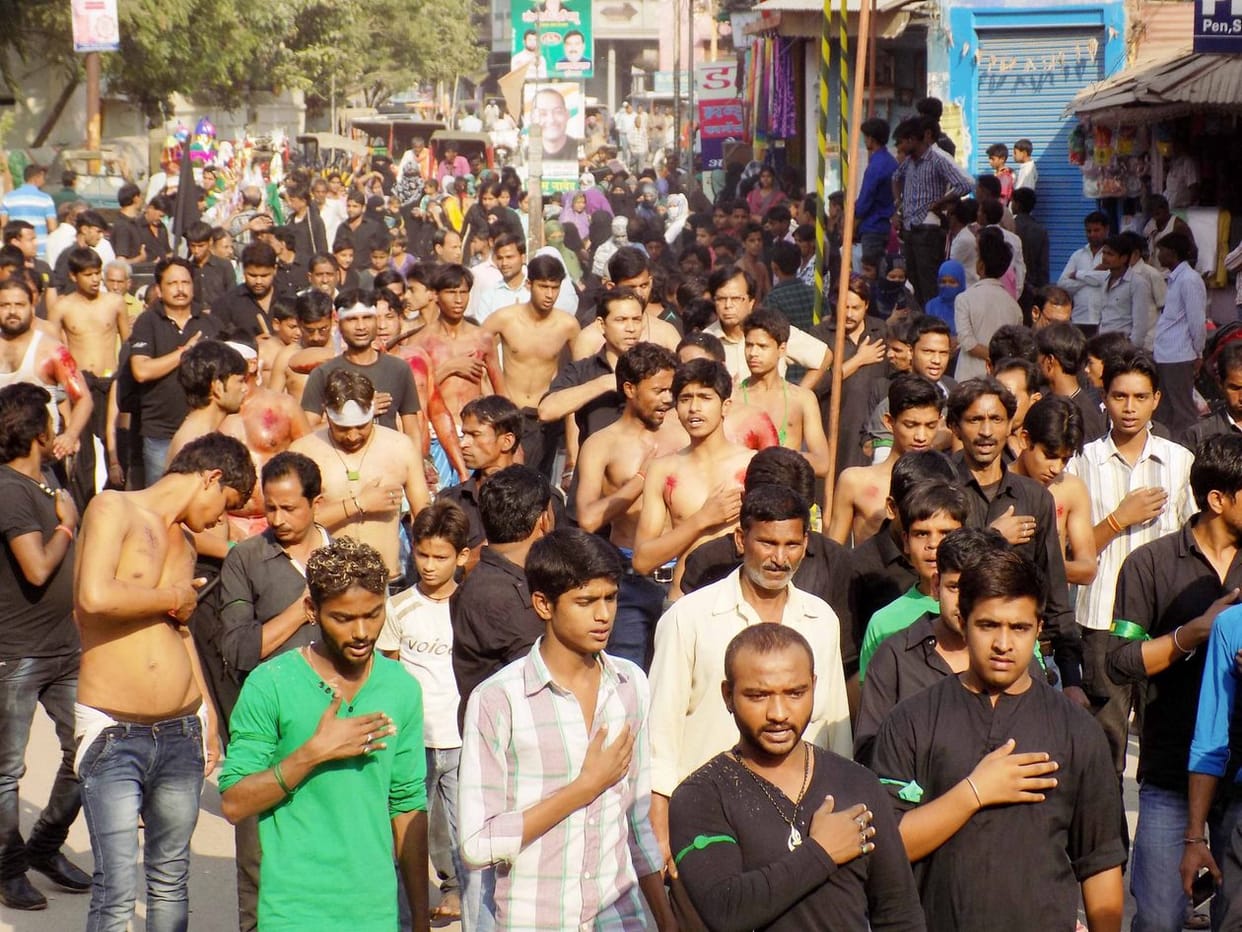 Tajia delivered in Karbala-e-around