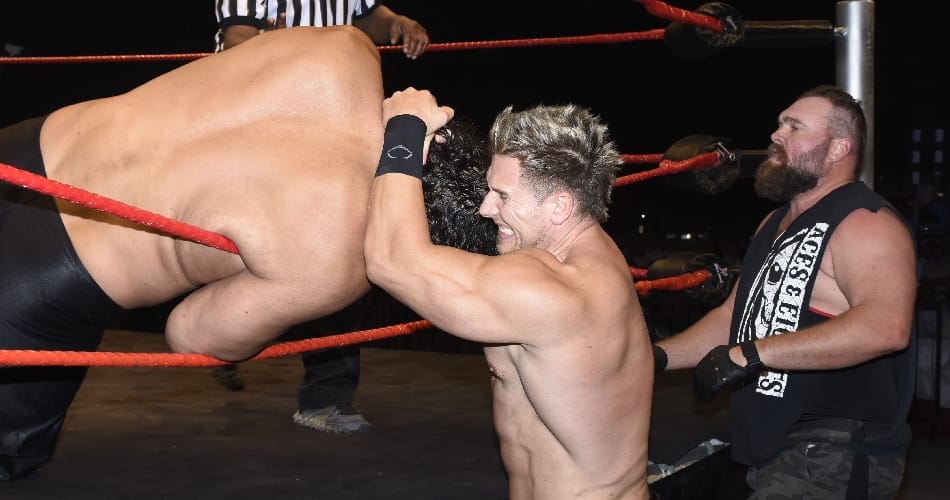 wwe champion the great khali beaten by foreign wrestlers in ring during cwe fight in panipat