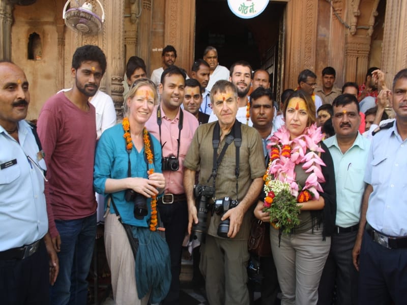 travel writers in vrindavan