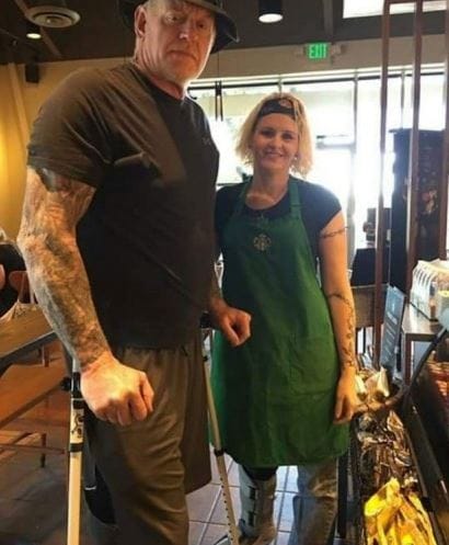 Rumours Of Undertakers Injury Comes Up After A Photo Posted With Crutches