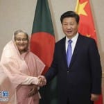 शी जिनपिन और शेख हसीना