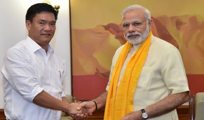 BJP Became part of pema khandu government in Arunachal pradesh