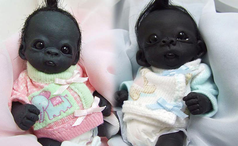 Truth Behind The Photo Of The Blackest Baby In The World Amar Ujala   Black Baby 1476440199 