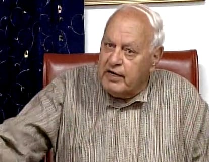 farooq abdullah speaks with media in jammu and kashmir