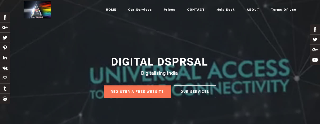 chance to get free website, registerd here