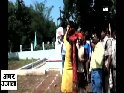 Collector indulges in celebratory firing during 'Shastra Puja' in Madhya Pradesh