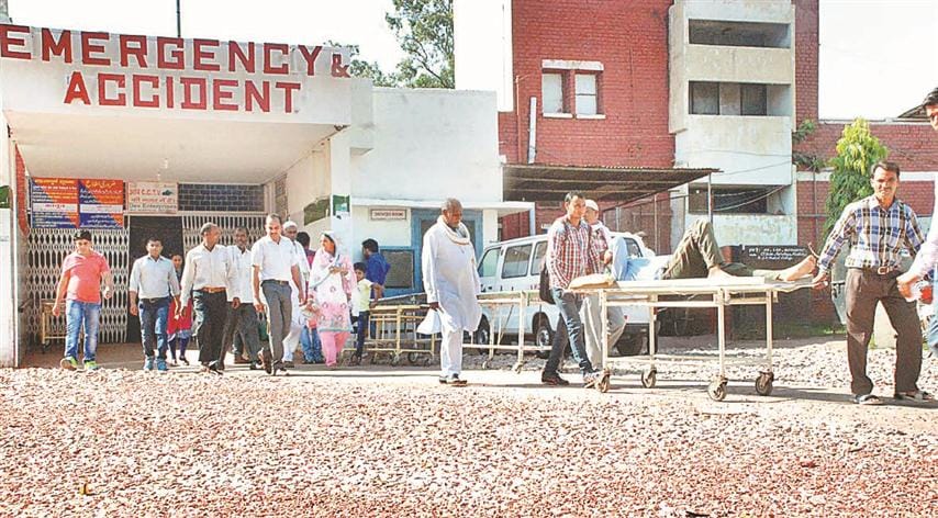 Medical College doctors on strike