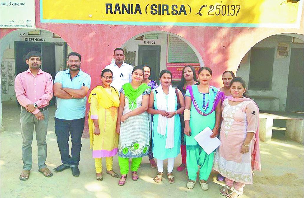 NHM, NHM Sirsa, NHM Worker protest, NHM Worker protest in Sirsa District, Sirsa