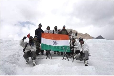 GROUP OF 46 PEOPLE REACHED SIACHIN