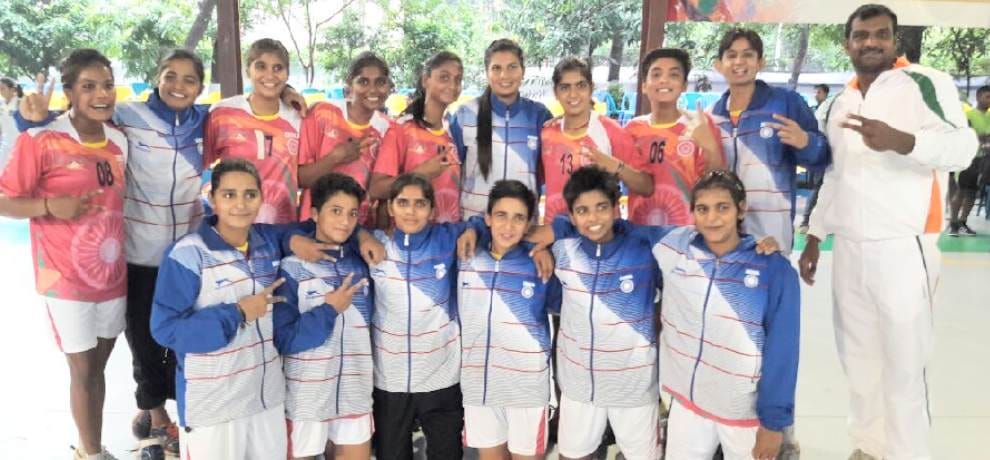 Team india beats bangladesh in handball final