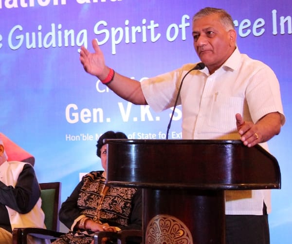  cabinet minister V K Singh says rahul should not raise question on surgical strike.
