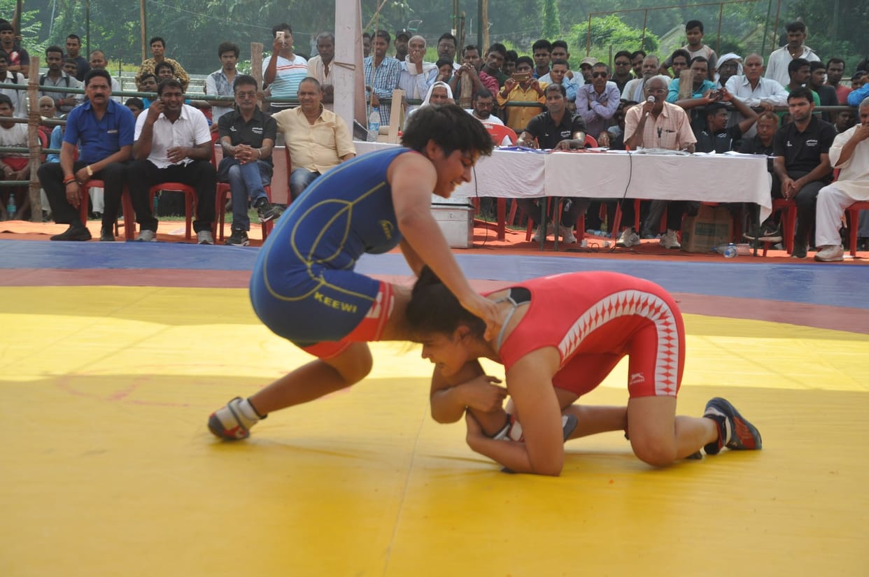  Ashutosh of gorakhpur win wrestling in 86 kg 