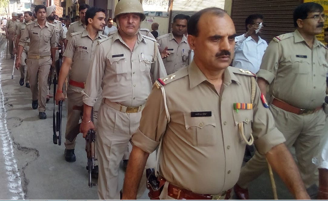 PAC and police RSS route march turned into a shell