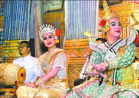 Thai artists performed at the Ramlila harmony of Ramnagari