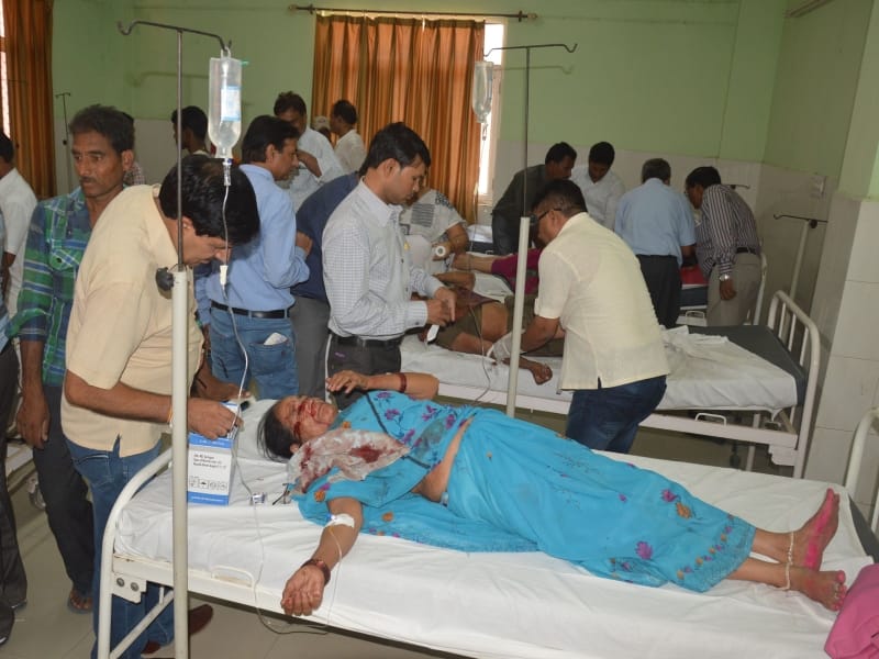 26 injured in bus accident