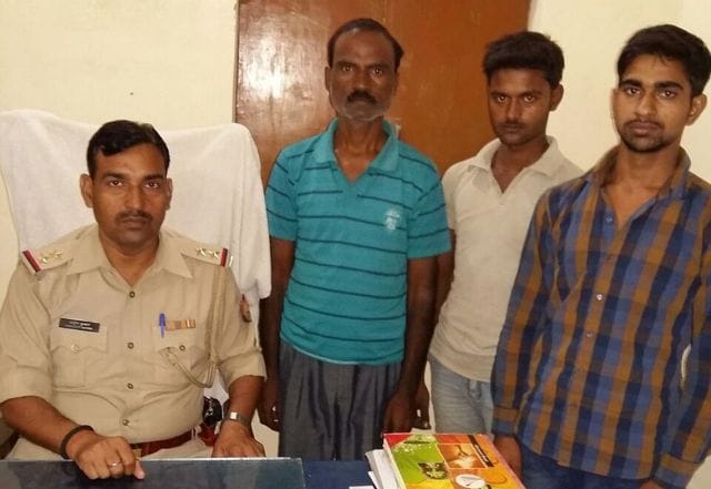Three arrested for murder, including the son