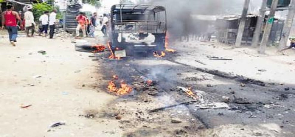    violence in Bihar Ara district 21 arrested