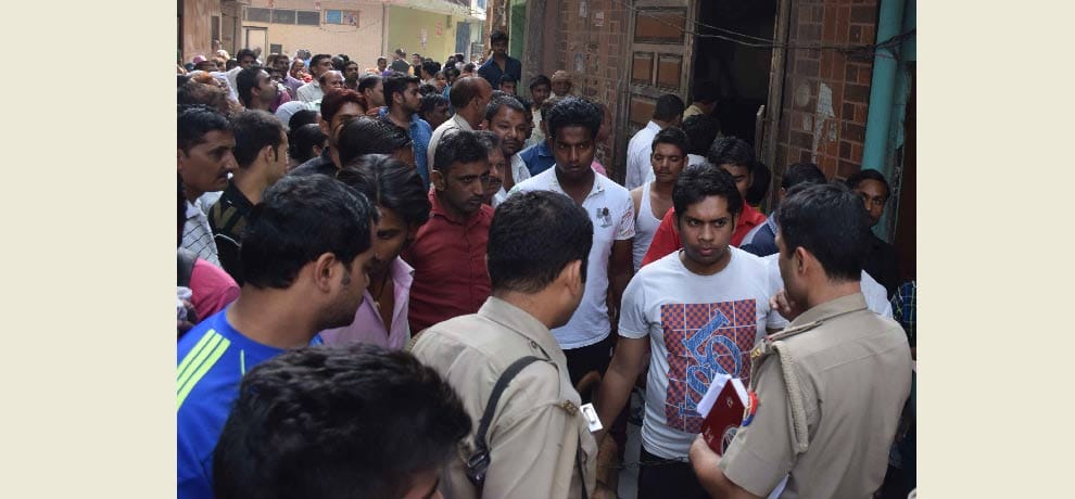 Beating murder of a farmer working in the farm
