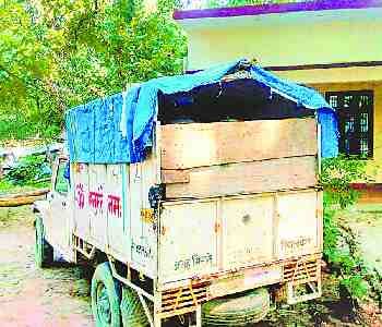 Police caught 25 quintals rice