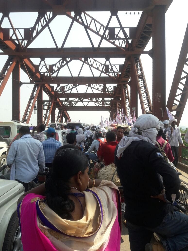 Jai gurudev samagam stampede on Rajghat bridge in Varanasi