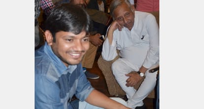 Kanhaiya Kumar at Khushwant Singh LitFest at Kasauli.
