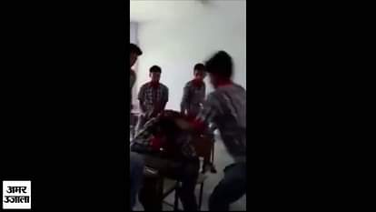 kv muzaffarpur students beating a student