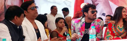 फिल्म के मुहूर्त पर पहुंचे शिवपाल, रवि किशन और अनारा गुप्ता