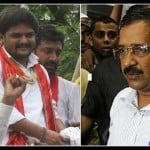  Hardik Patel supports Arvind Kejriwal ahead of 2017 Gujarat polls