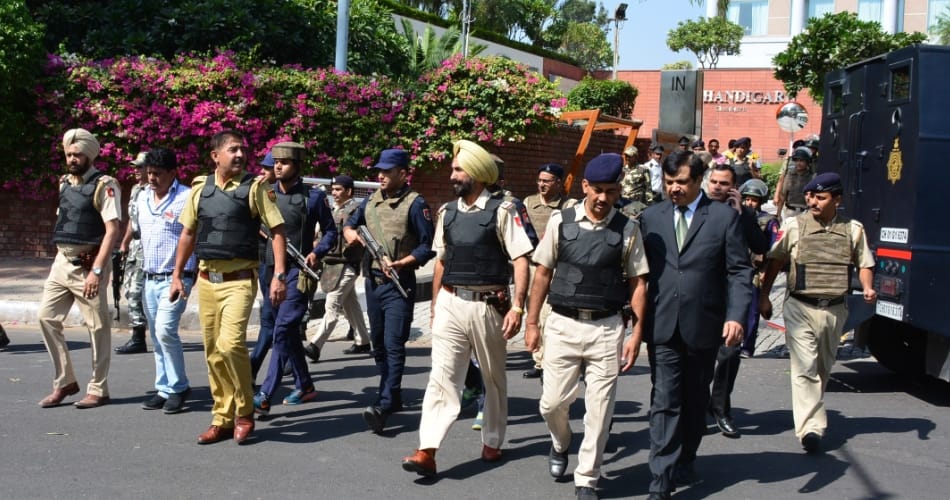 Mock drill in Chandigarh, stirred by rumors of bomb in hotel taj