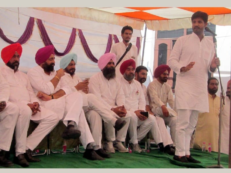  Congress, promotional vans, public meeting, MLA Amarinder Singh Raja Vding, Fatehgarh Sahib