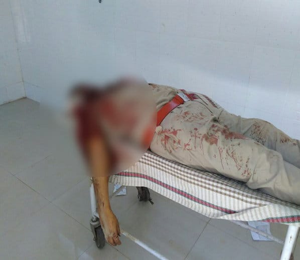 policeman committed suicide by shooting himself with a rifle