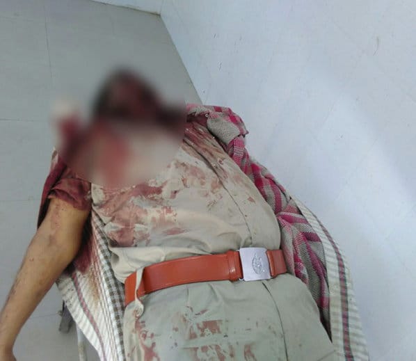 policeman committed suicide by shooting himself with a rifle
