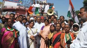 He travels with a message of leave for farmers