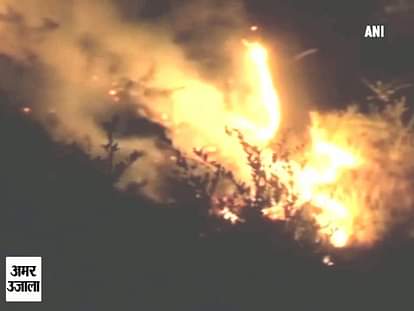 Massive fire burns down green belt in Doda