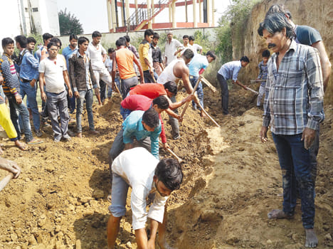Kannauj mound demolished, including three children, four burial
