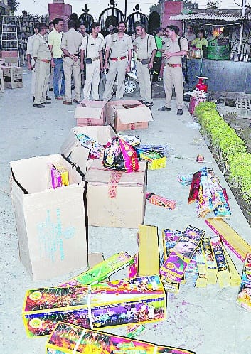 Of explosives seized