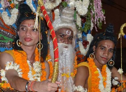 God came to town Valmiki's procession