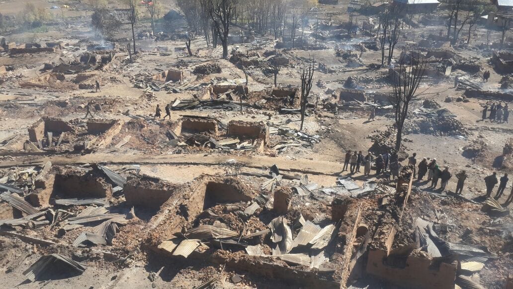 84 houses burnt in kishtwar