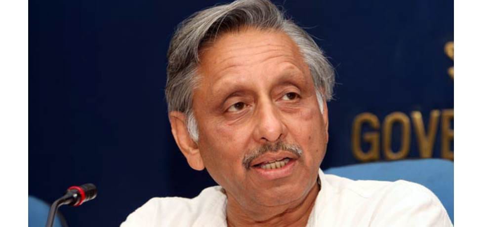 Mani Shankar Aiyar was seen at All India Congress Committee office in Delhi yesterday