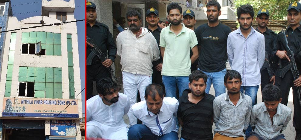ATS commandos swooped on the rebels were, in the first apartment was peppered