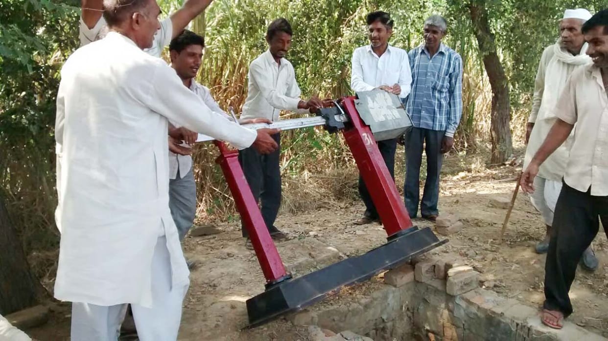 Now farmers in Isapur Get uprooted fork