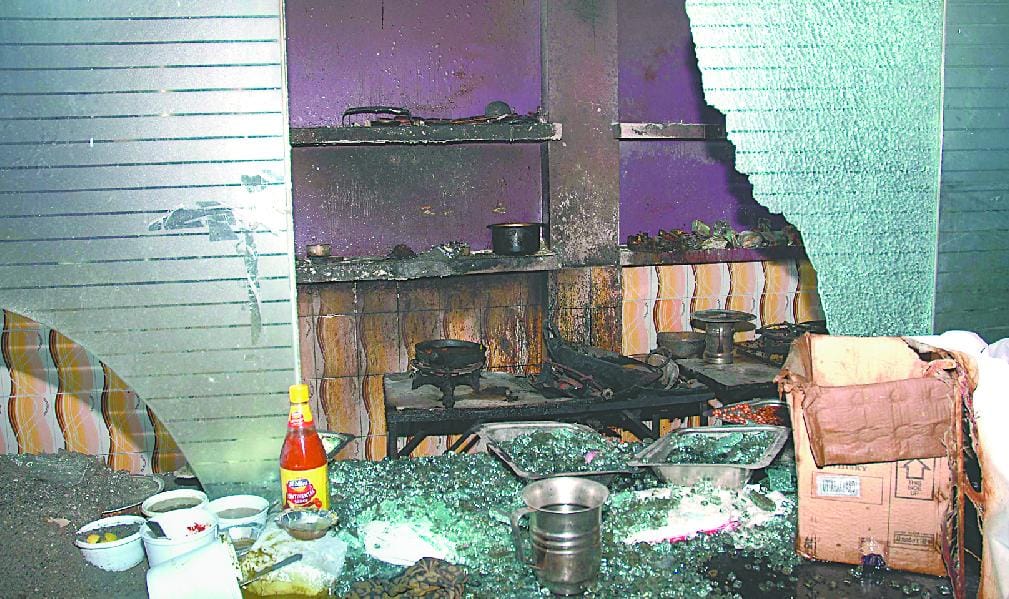 Cylinder leakage fire flares up again